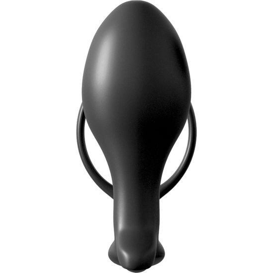 PLUG CON ANILLO PARA EL PENE NEGRO
