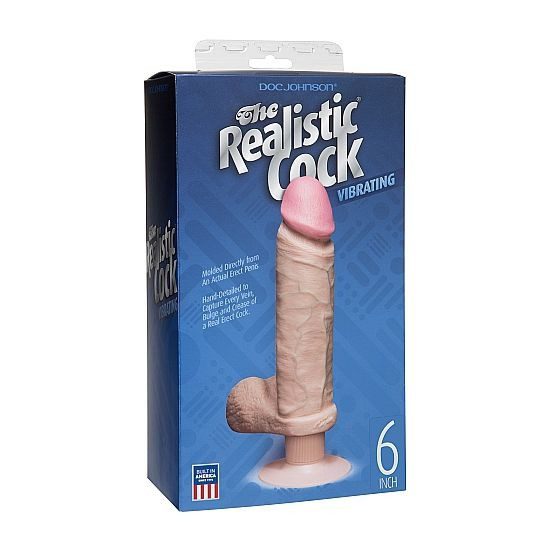 REALISTIC COCK PENE VIBRADOR 17,5 CM