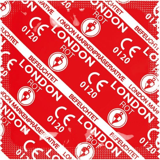 preservativos London Condón 100 ROJOS 