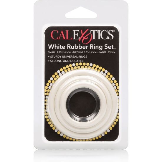 RUBBER RING BLANCO SET 3PCS