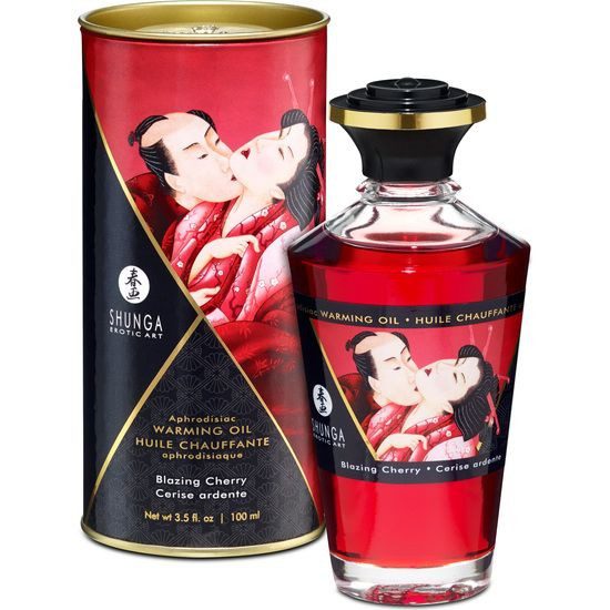 SHUNGA ACEITE EFECTO CALOR CEREZA 100 ML