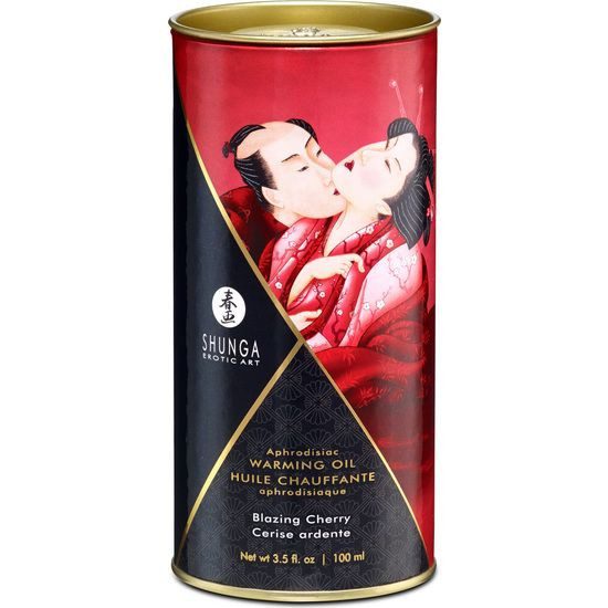 SHUNGA ACEITE EFECTO CALOR CEREZA 100 ML