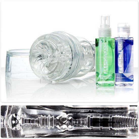 FLESHLIGHT GO KIT TORQUE MASTURBADOR HIELO