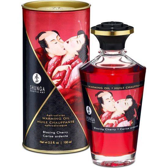 SHUNGA ACEITE EFECTO CALOR CEREZA 100 ML