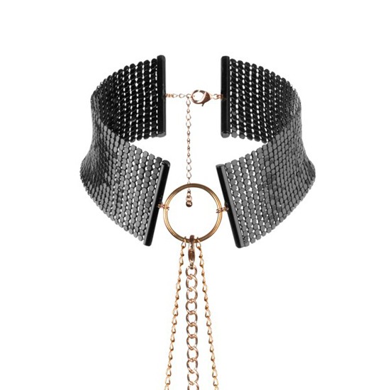DESIR METALLIQUE COLLAR METALICO MALLA NEGRO
