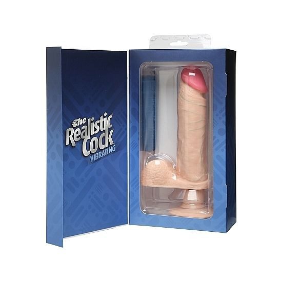 PENE REALISTICO CON VIBRADOR 20,5 CM.