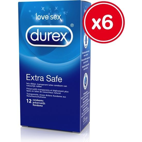 DUREX EXTRA SAFE 12 UDS (6 CAJAS)
