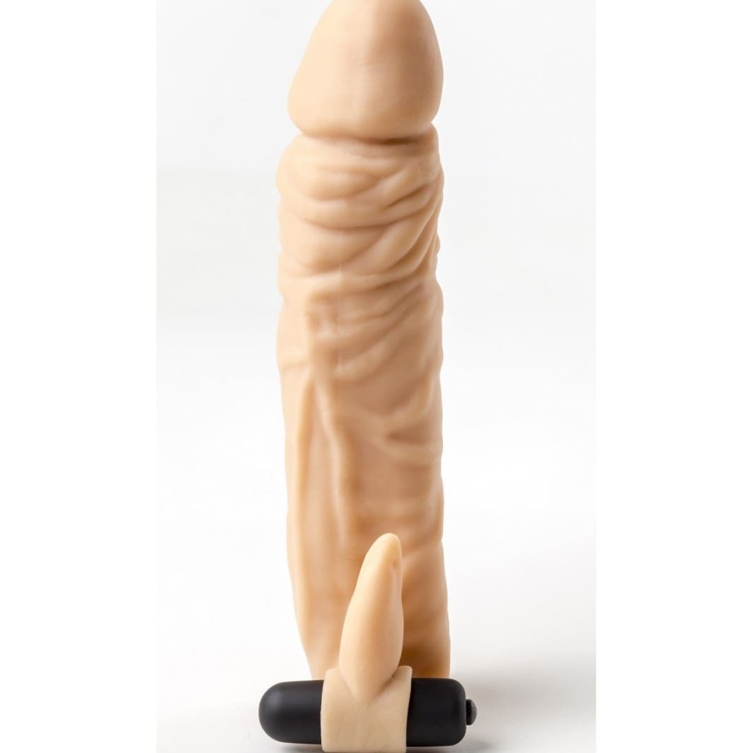 FUNDA PENE REALÍSTICA S4 FLESH 20 CM CON VIBRACIÓN