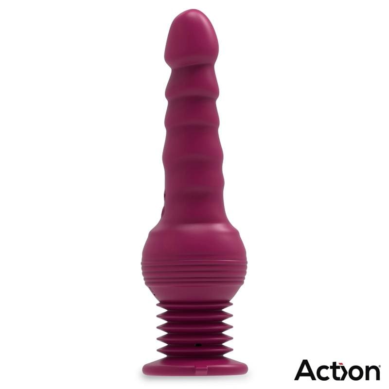 ACTION ROCKET VIBRADOR CON THRUSTING ULTRA JET THRUSTER CON POTENTE VENTOSA