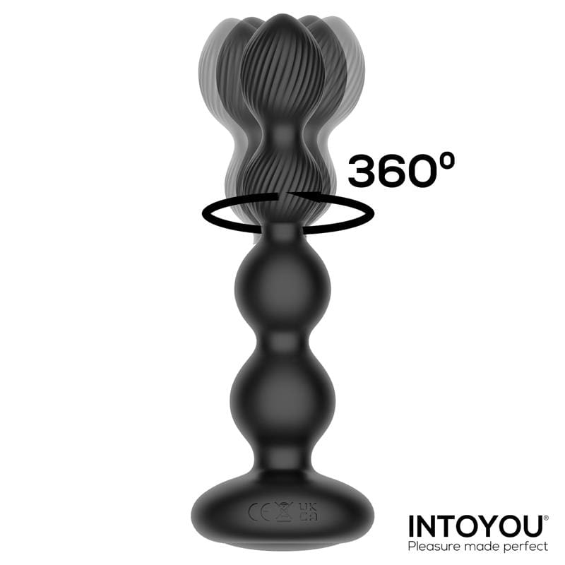 INTOYOU MOUVE PLUG ANAL CON WAVING Y VIBRACIÓN CON CONTROL REMOTO 2 MOTORES
