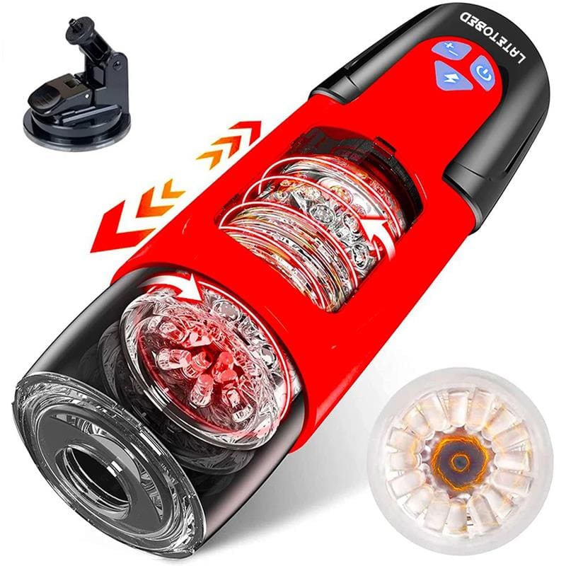 LATETOBED Telio Masturbador Advanced con Rotación, Thrusting y Gemidos con Ventosa - Imagen 5