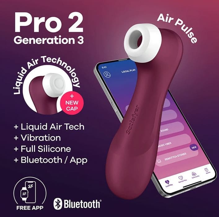 SATISFYER PRO 2 GENERATION 3 APP VINO