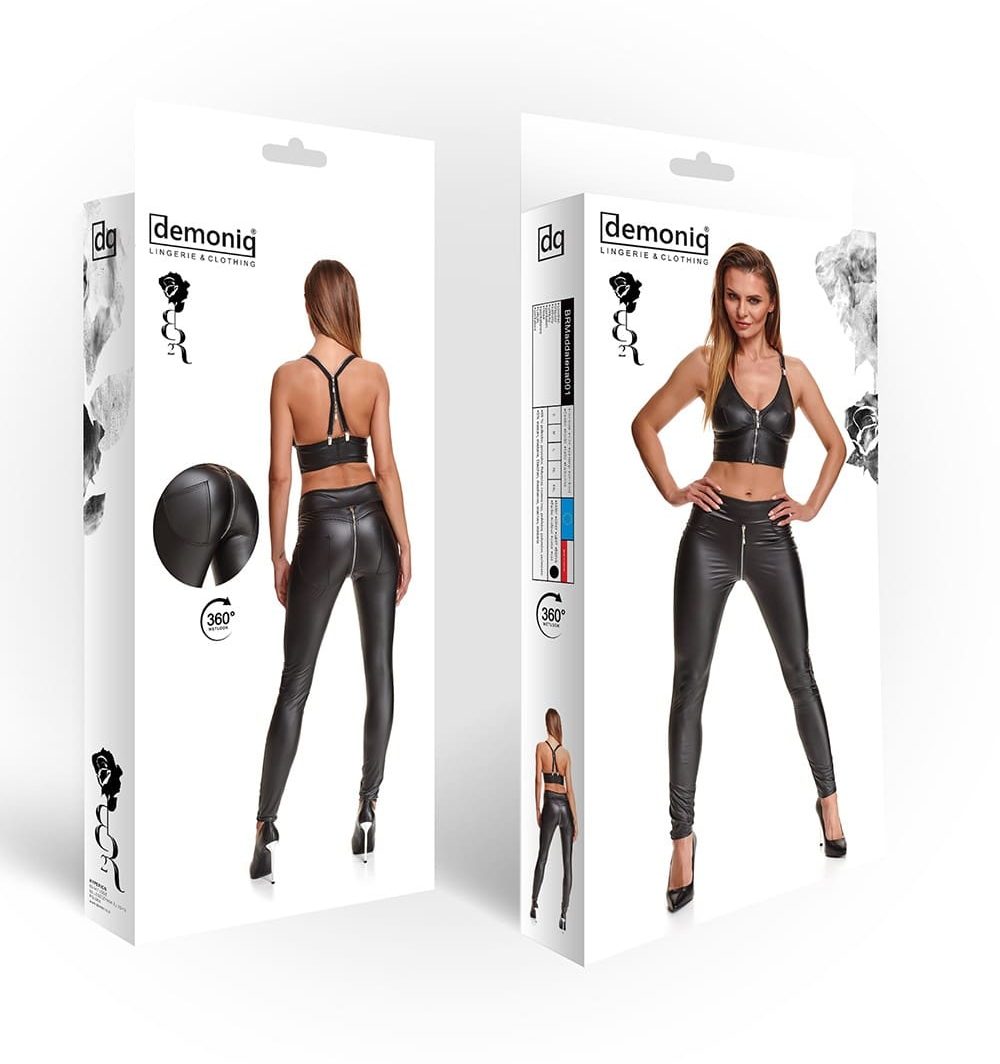 MADDALENA LEGGINGS CREMALLERA NEGROS L