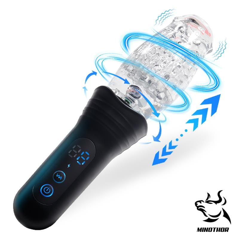 MINOTHOR Subaz Masturbador Masculino con Thrusting y Rotación 360º