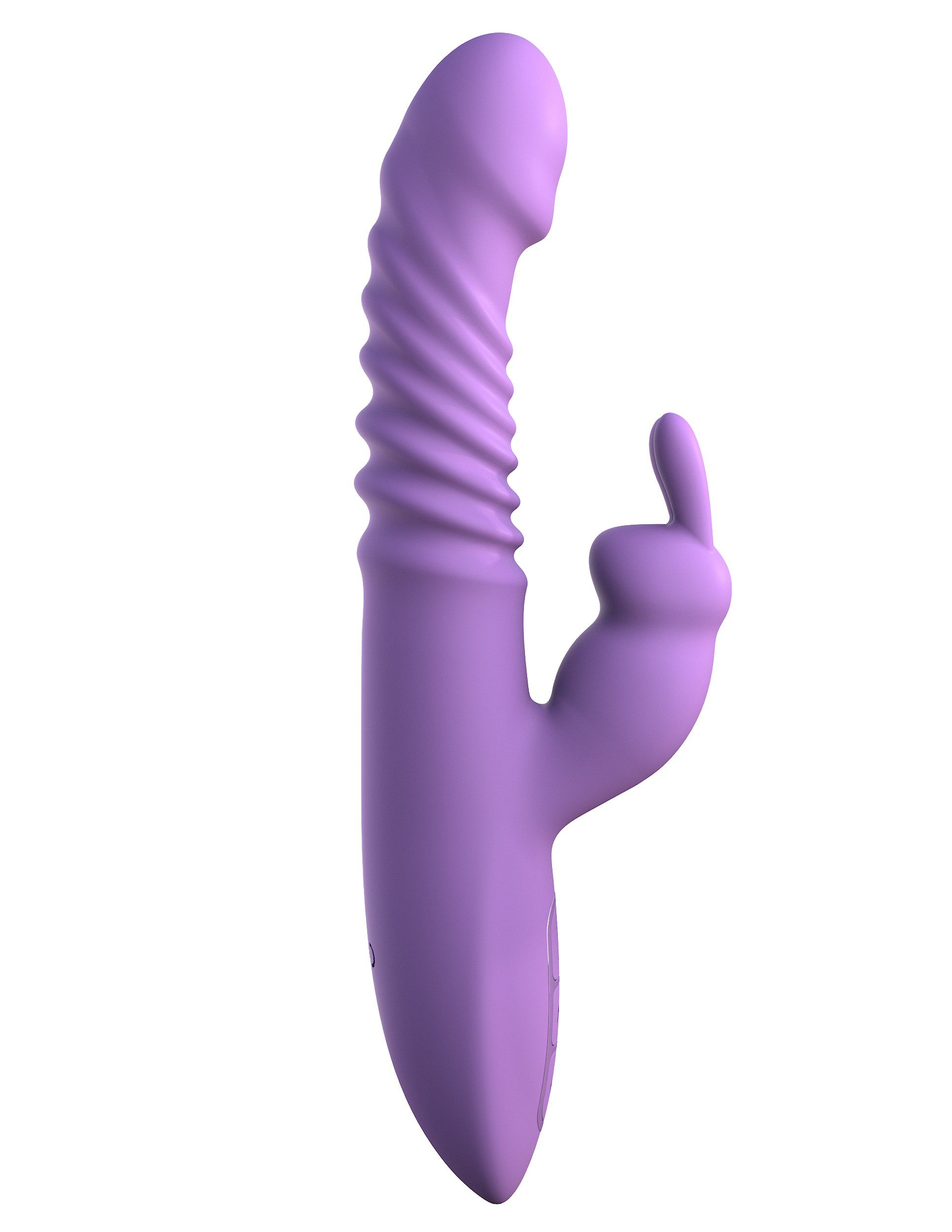 HER THRUSTING SILICONE RABBIT PURPLE