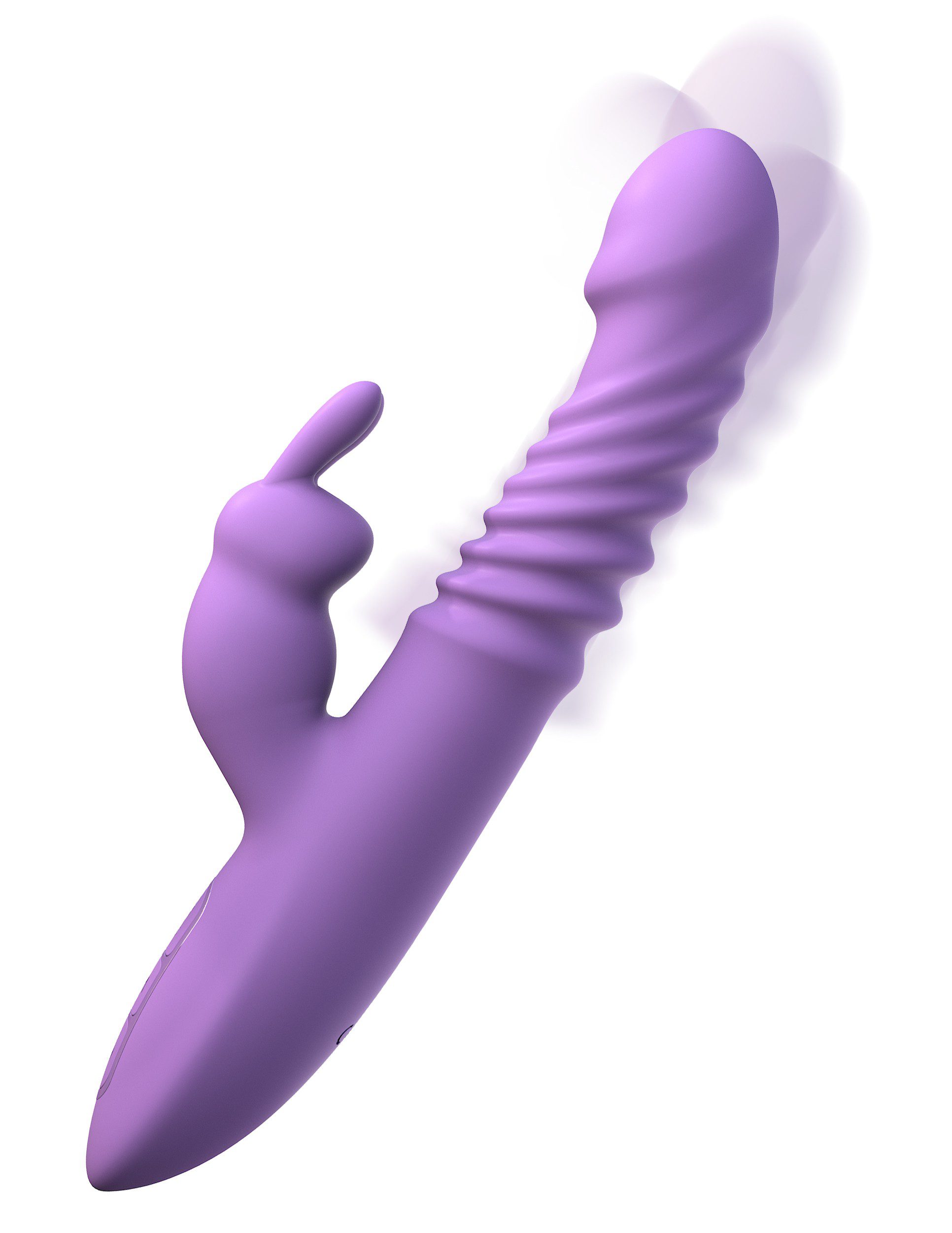 HER THRUSTING SILICONE RABBIT PURPLE
