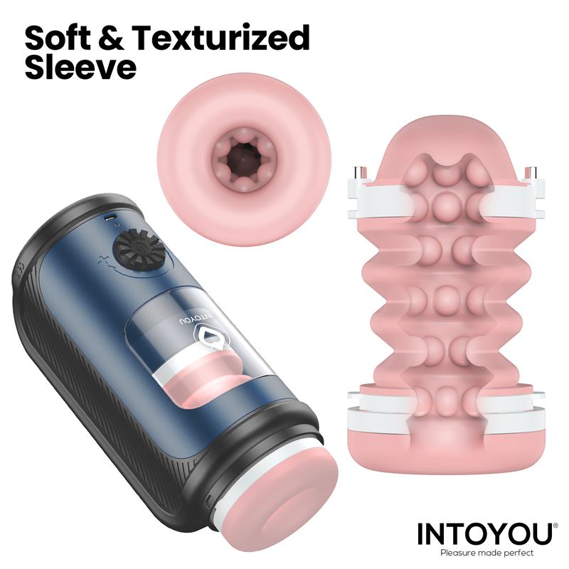 INTOYOU Tenkro Masturbador con Thrusting y Calor USB-C