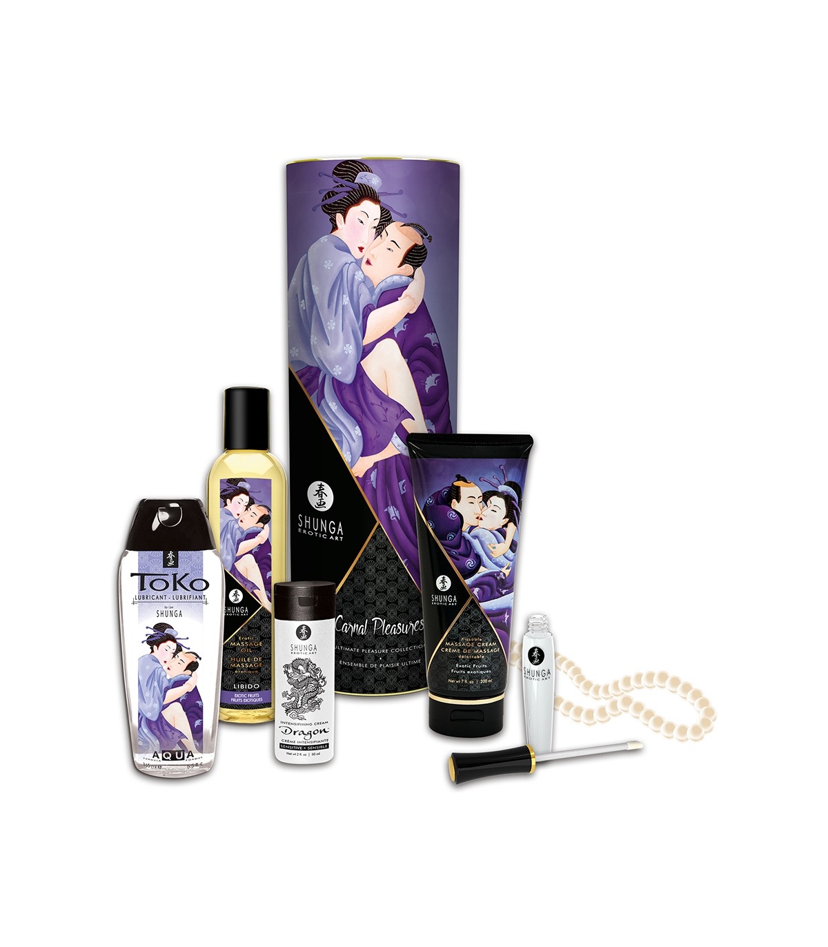KIT SHUNGA CARNAL PLEASURES COLLECTION + acceso al taller online masaje erótico sensitivo para Vulvas