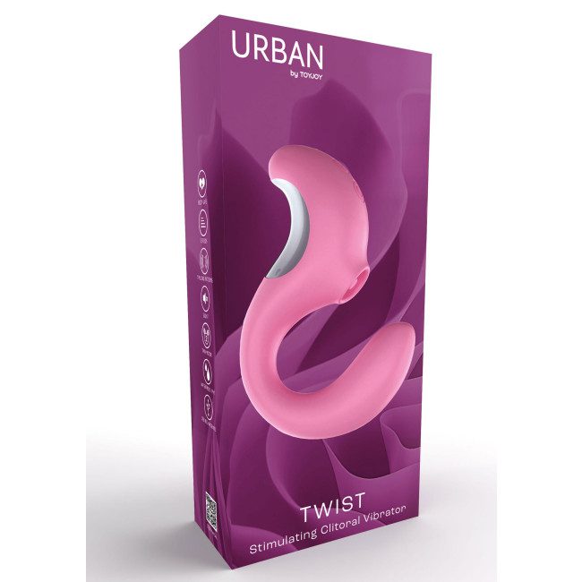 ToyJoy Urban Twist Stimulating Clitoral Vibrator Pink - Imagen 8