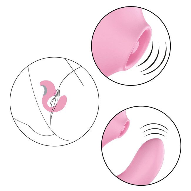 ToyJoy Urban Twist Stimulating Clitoral Vibrator Pink - Imagen 6
