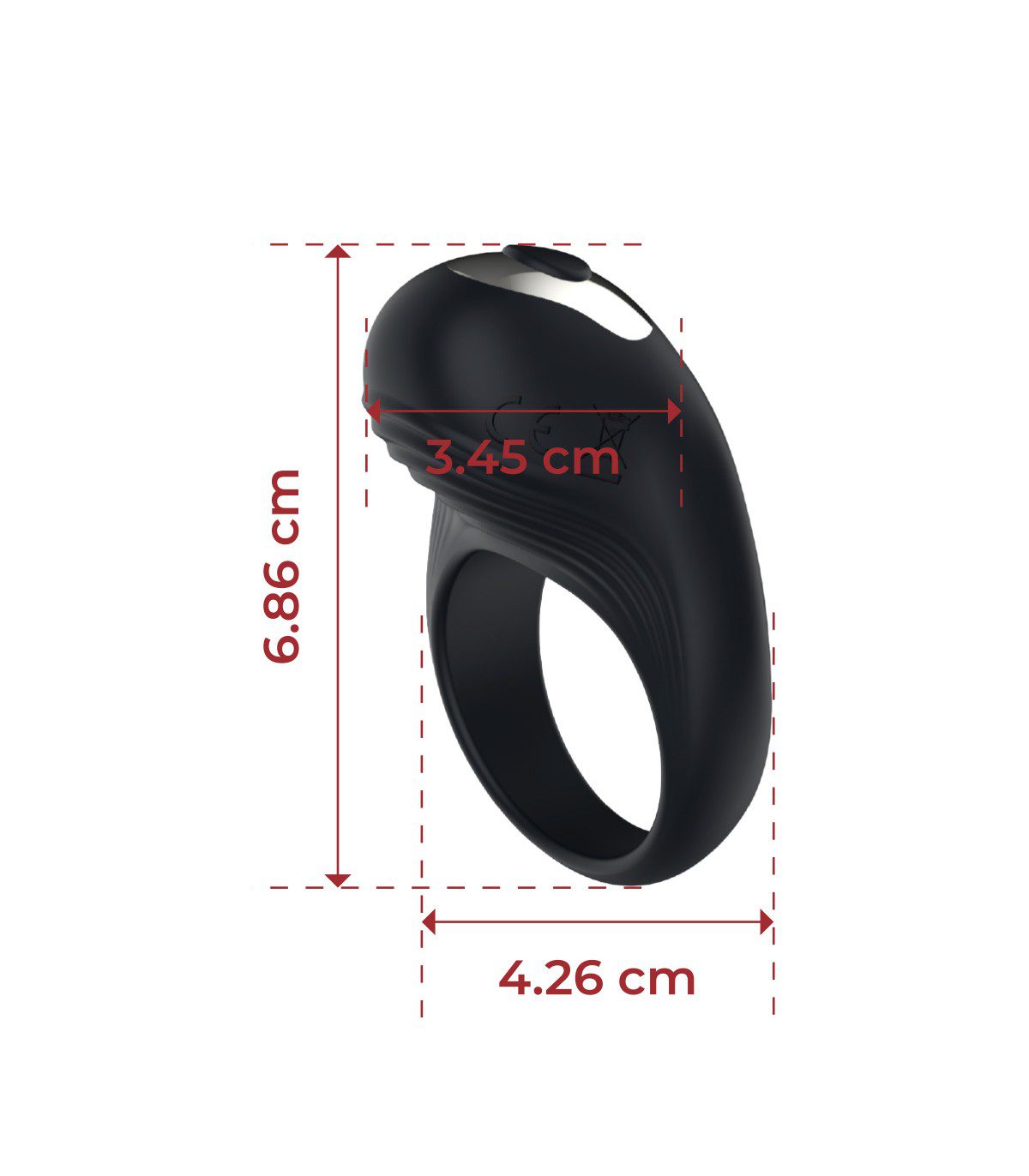LOOP RECHARGEABLE VIBRATING COCK RING