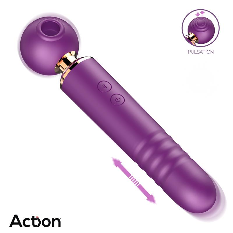 ACTION Arion Masajeador con Succión, Thrusting y Pulsación