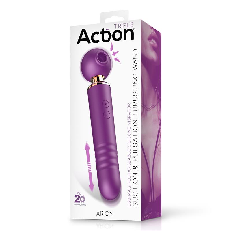 ACTION Arion Masajeador con Succión, Thrusting y Pulsación
