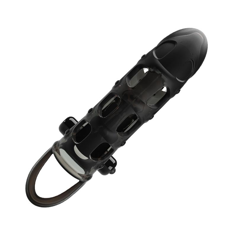 PRETTYLOVE Cuper Funda para el Pene con Vibración +4 cm