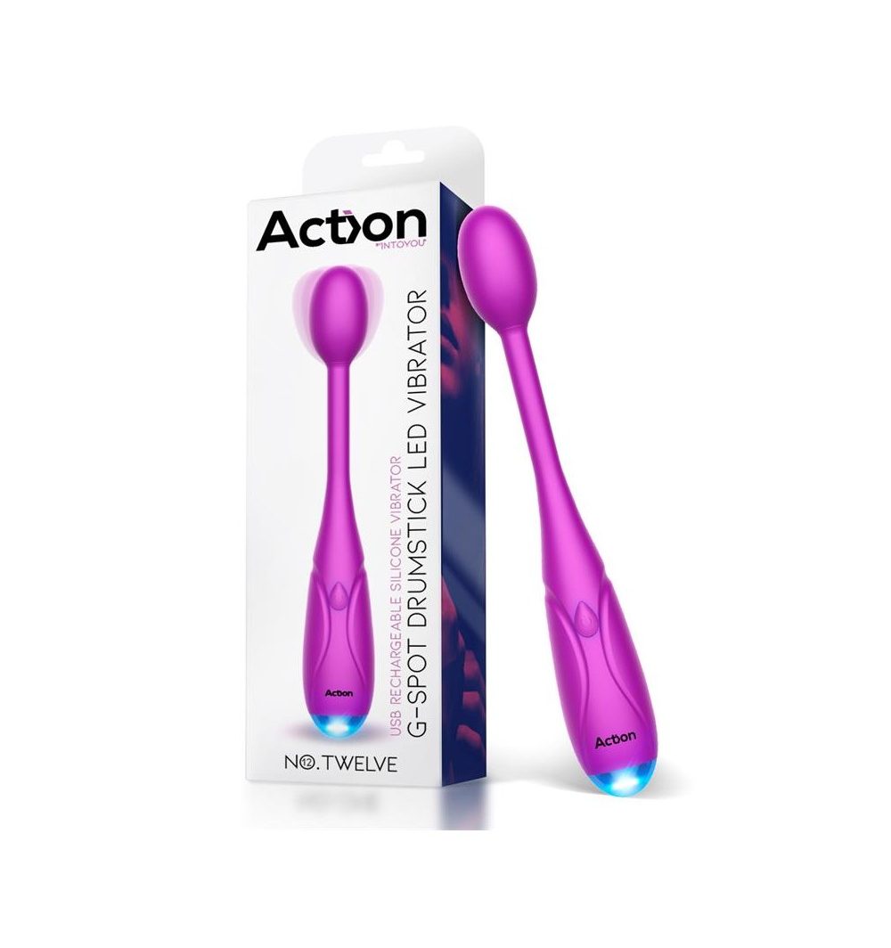 Action No. Twelve Estimulador Luz Led Potente Motor Silicona USB