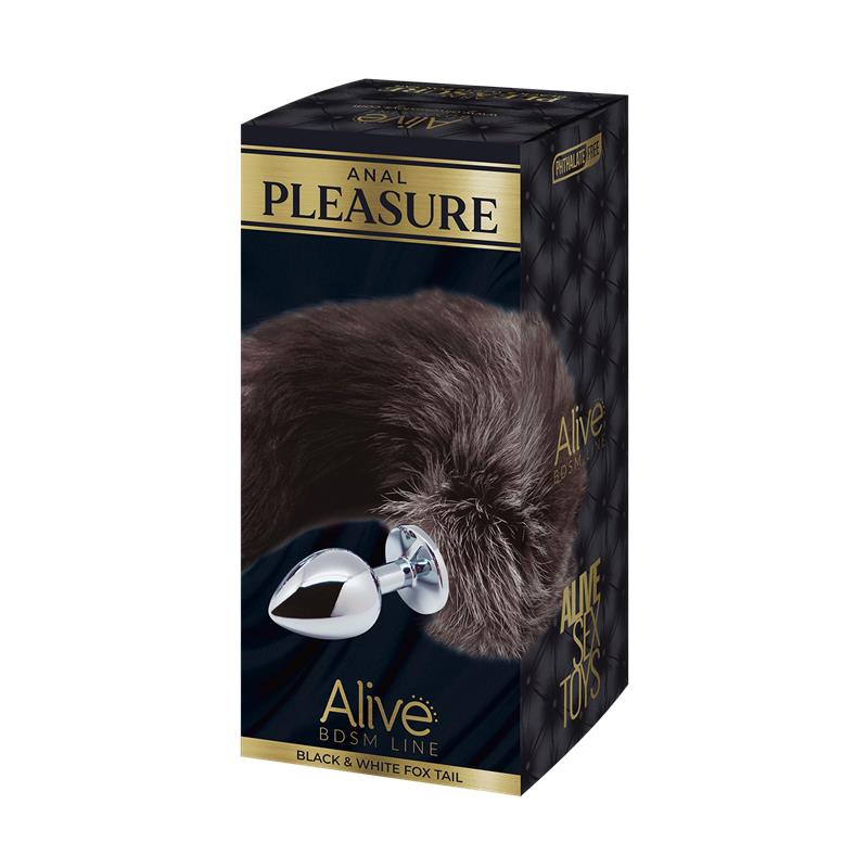 ALIVE Plug Anal con Cola de Zorro S