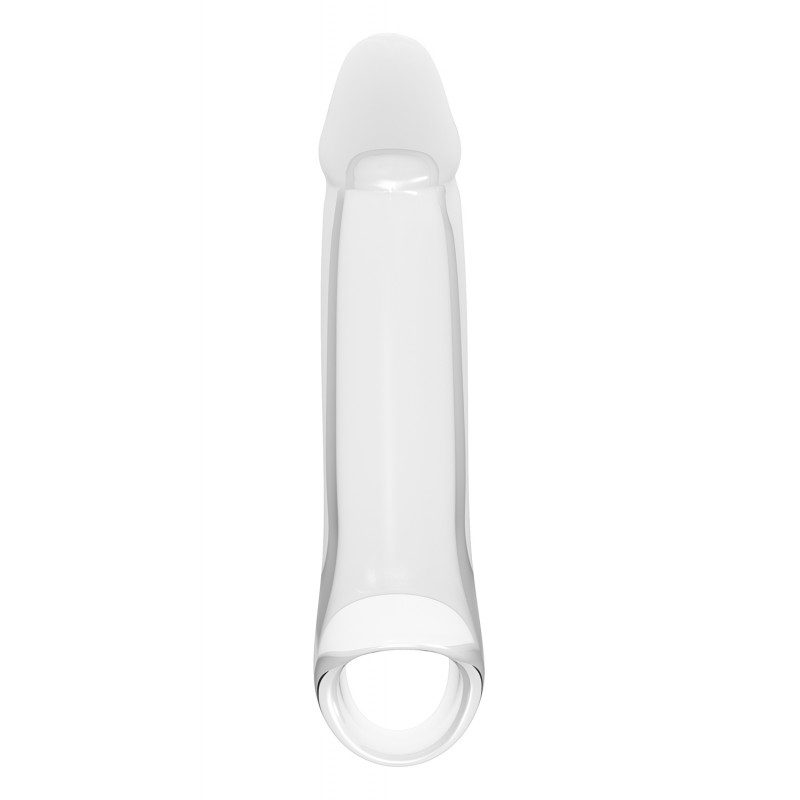 FUNDA TRANSPARENTE CON EXTENSIÓN 3,5cm Y SUJECIÓN TESTÍCULOS RAMROD